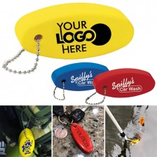 Oval Foam Floating Key Chain